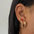 Lola Gold Hoops Earrings