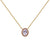 Leticia Purple Charm Necklace